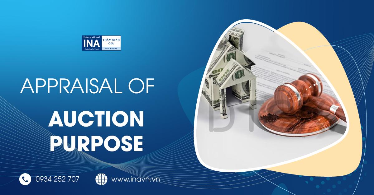 PRICE APPRAISAL AUCTION PURPOSE