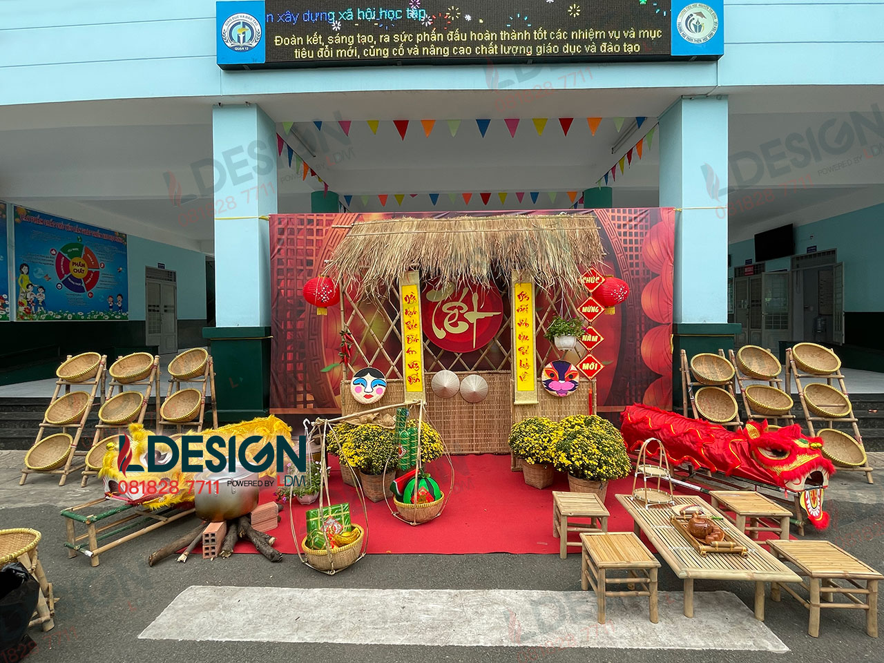 Decoration for New Year 2023 - Nguyen Thi Dinh School - District 12