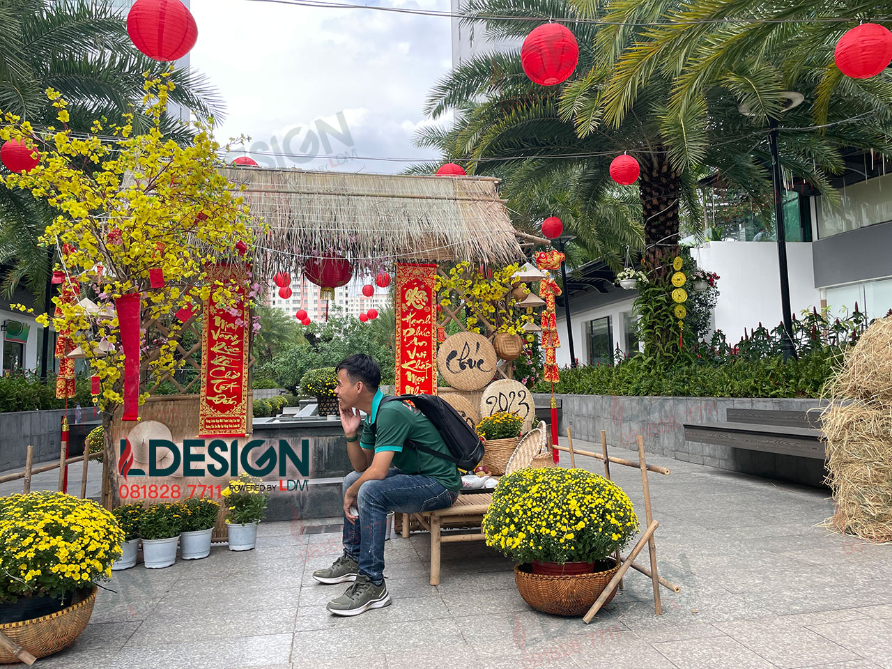 Small landscape decoration for Tet New City - Thu Thiem 2023