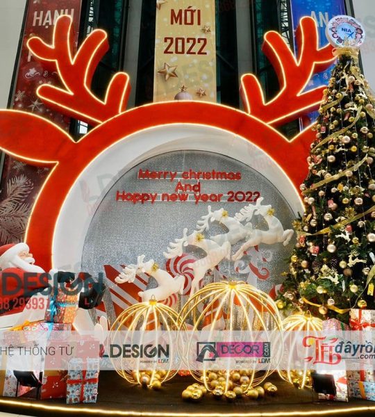 Thi công tiểu cảnh Noel tại Long An