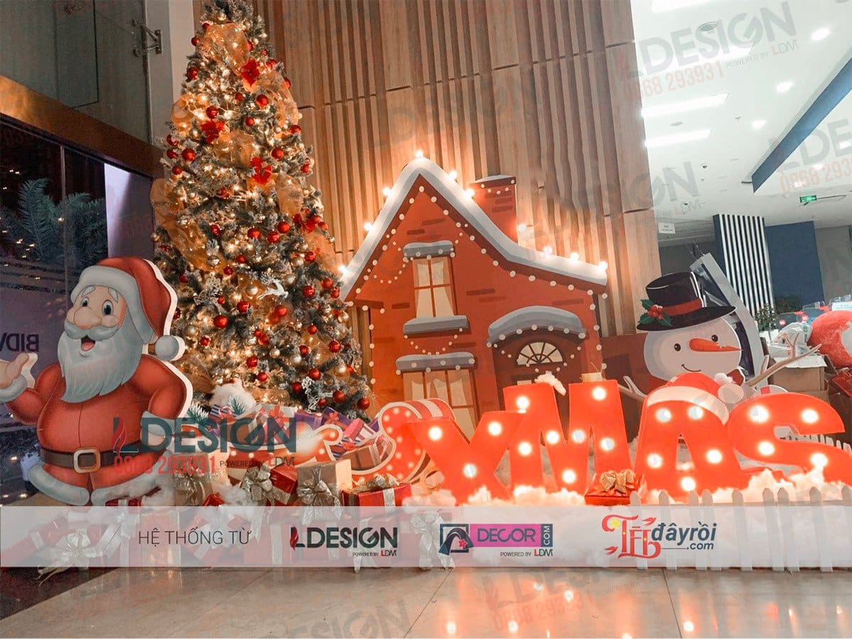 Xu hướng tiểu cảnh Noel hoành tráng ngoài trời